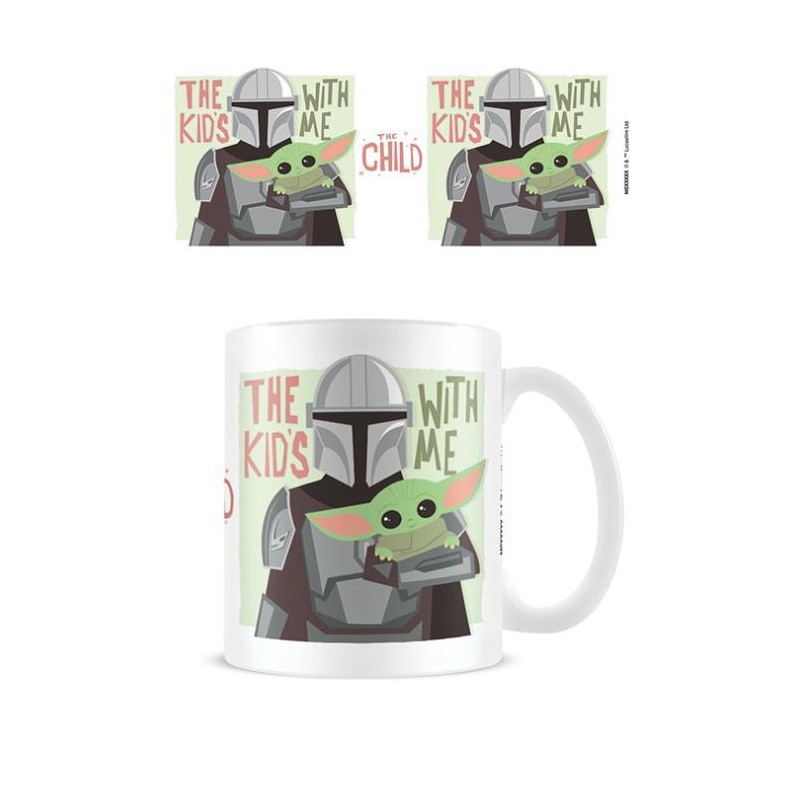 Star Wars: The Mandalorian (The Kids With Me) - Mugg Star Wars: The Mandalorian (The Kids With Me) - Mugg