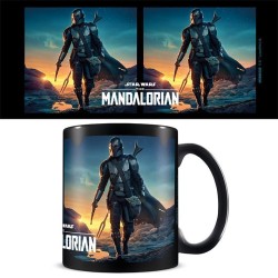Star Wars: The Mandalorian (Nightfall) Black - Mugg