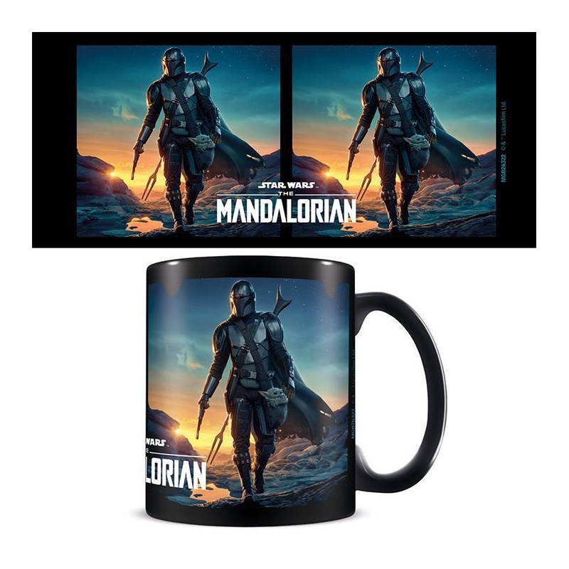 Star Wars: The Mandalorian (Nightfall) Black - Mugg Star Wars: The Mandalorian (Nightfall) Black - Mugg
