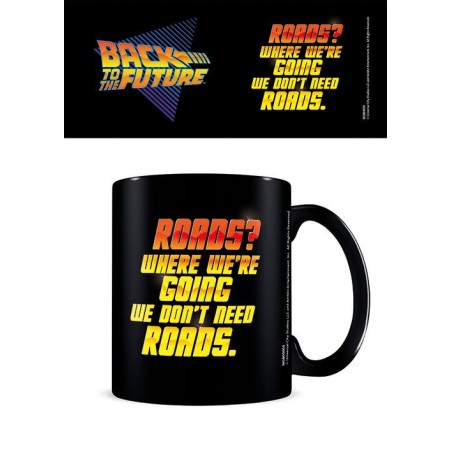 Back to the Future (We Don't Need Roads) Black - Mugg