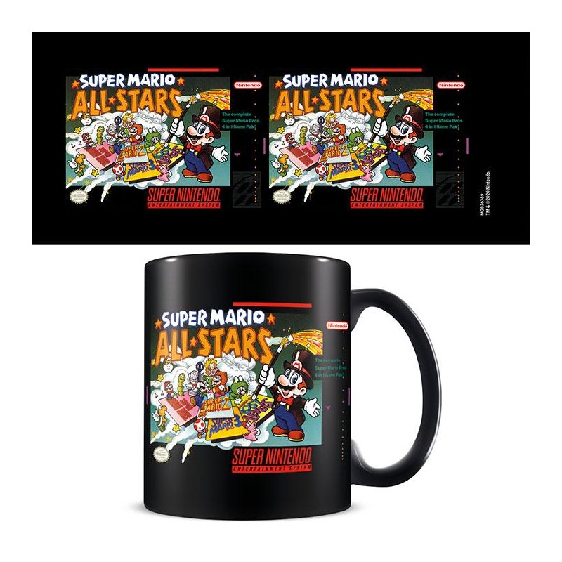 Super Nintendo (Super Mario All Stars) Black - Mugg Super Nintendo (Super Mario All Stars) Black - Mugg