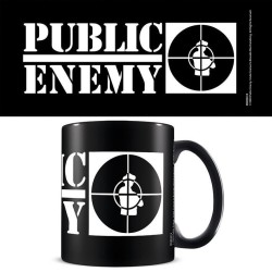 Public Enemy (Crosshairs Logo) Black - Mugg
