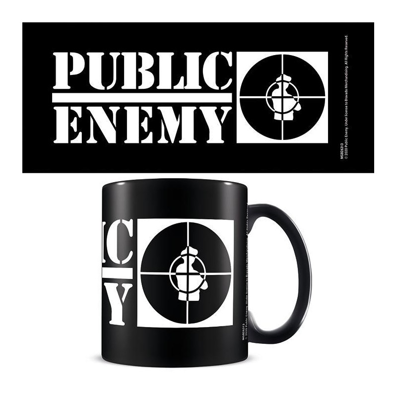 Public Enemy (Crosshairs Logo) Black - Mugg Public Enemy (Crosshairs Logo) Black - Mugg