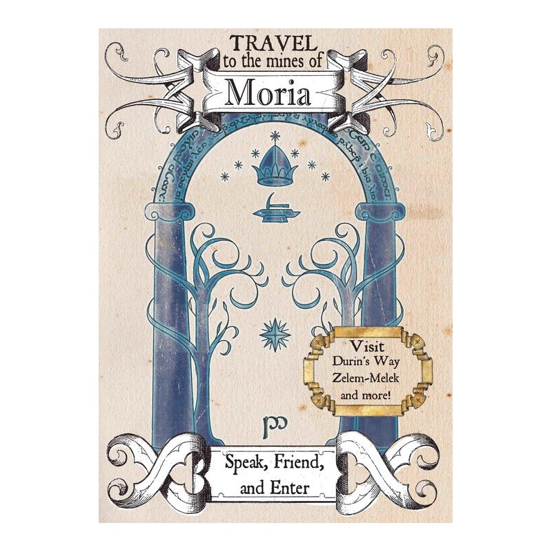The Hobbit - Parchment map, Pergament karta The Hobbit - Parchment map, Pergament karta