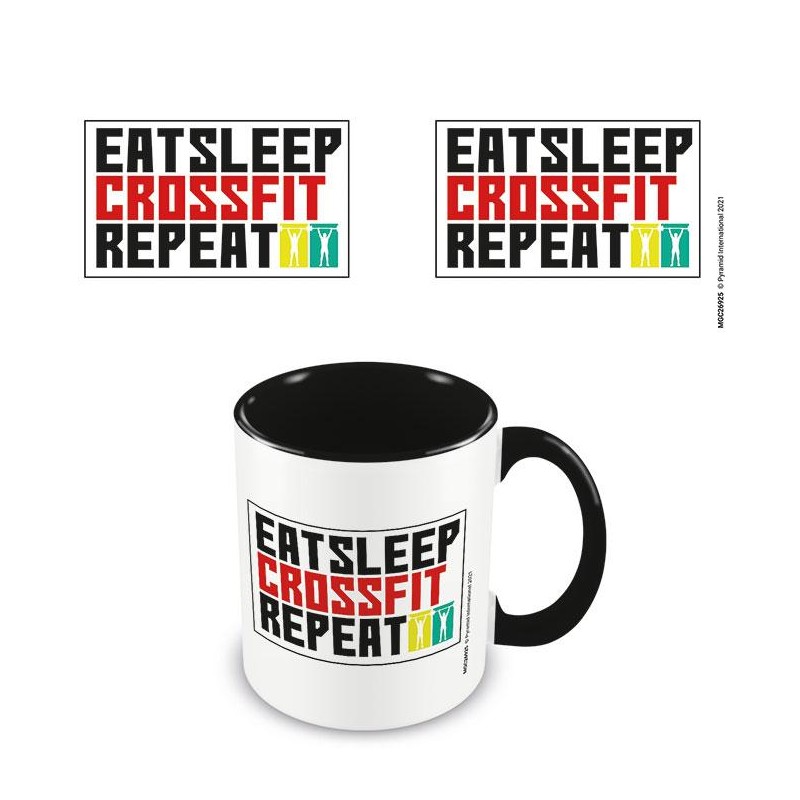 EAT SLEEP CROSSFIT REPEAT - BLACK EAT SLEEP CROSSFIT REPEAT - BLACK