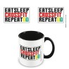  EAT SLEEP CROSSFIT REPEAT - BLACK