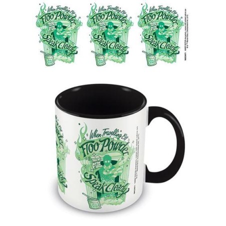 HARRY POTTER (FLOO POWDER) BLACK  - Mugg