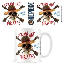 ONE PIECE LIVE ACTION (STRAW HAT PIRATE EMBLEM) WHITE POD - Mugg