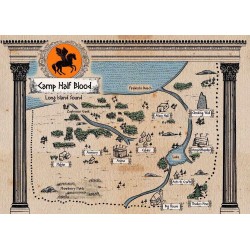 The Hobbit - Parchment map, Pergament karta