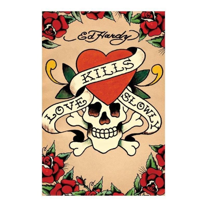 Ed Hardy - Love kills slowly, vit Ed Hardy - Love kills slowly, vit