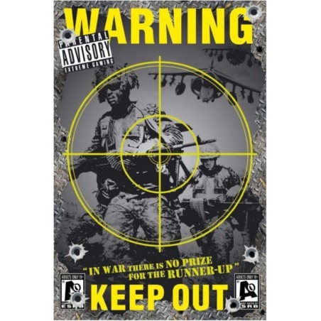 Warning - Gaming, keep out