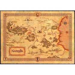 The Hobbit - Parchment map, Pergament karta