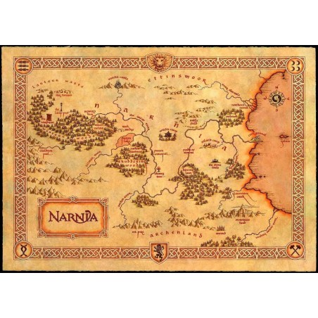 The Hobbit - Parchment map, Pergament karta