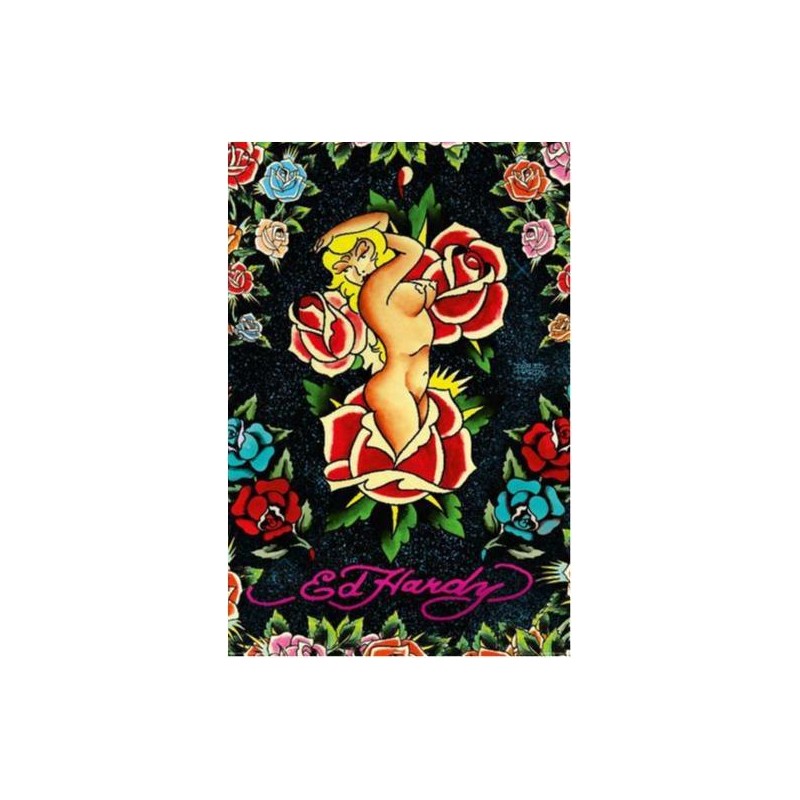 Ed Hardy - Rose Pinup Ed Hardy - Rose Pinup