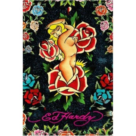Ed Hardy - Rose Pinup