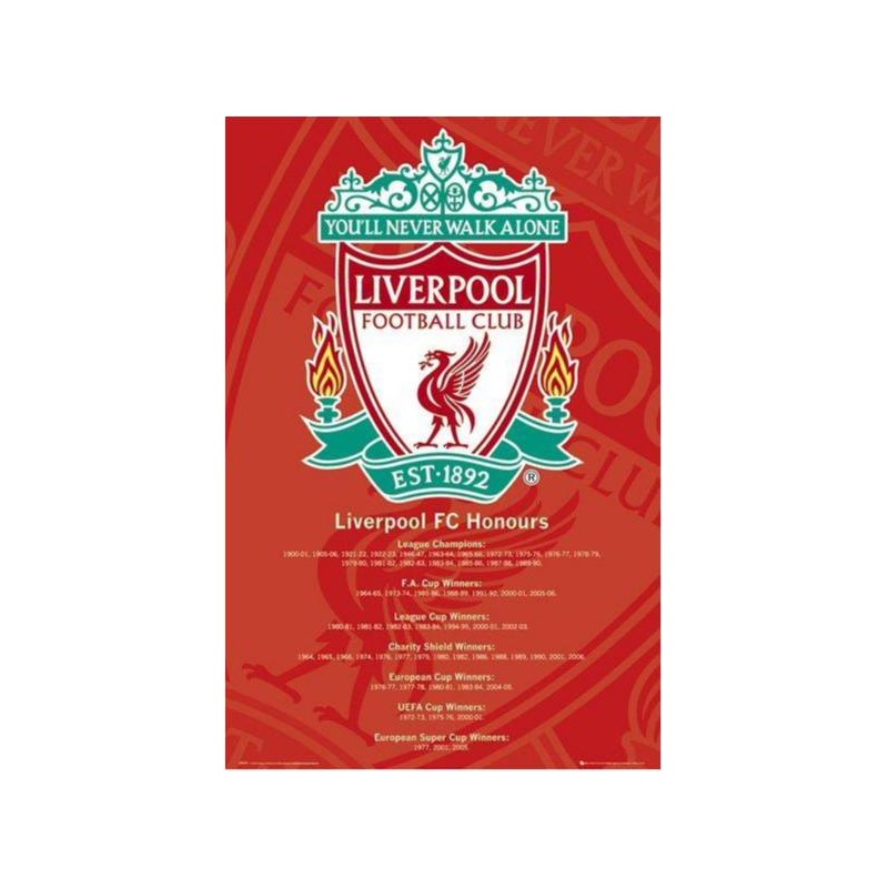 Liverpool FC Honours - anno 2007 Liverpool FC Honours - anno 2007
