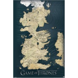 Game of Thrones - Map of Westeros and Essos