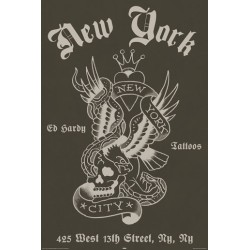 Ed Hardy Poster - New York