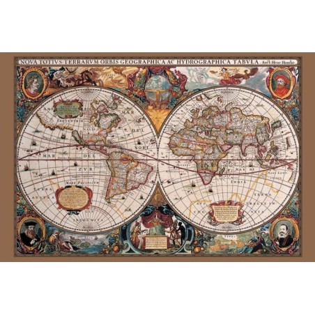 17th century world map - 1600-tals världskarta