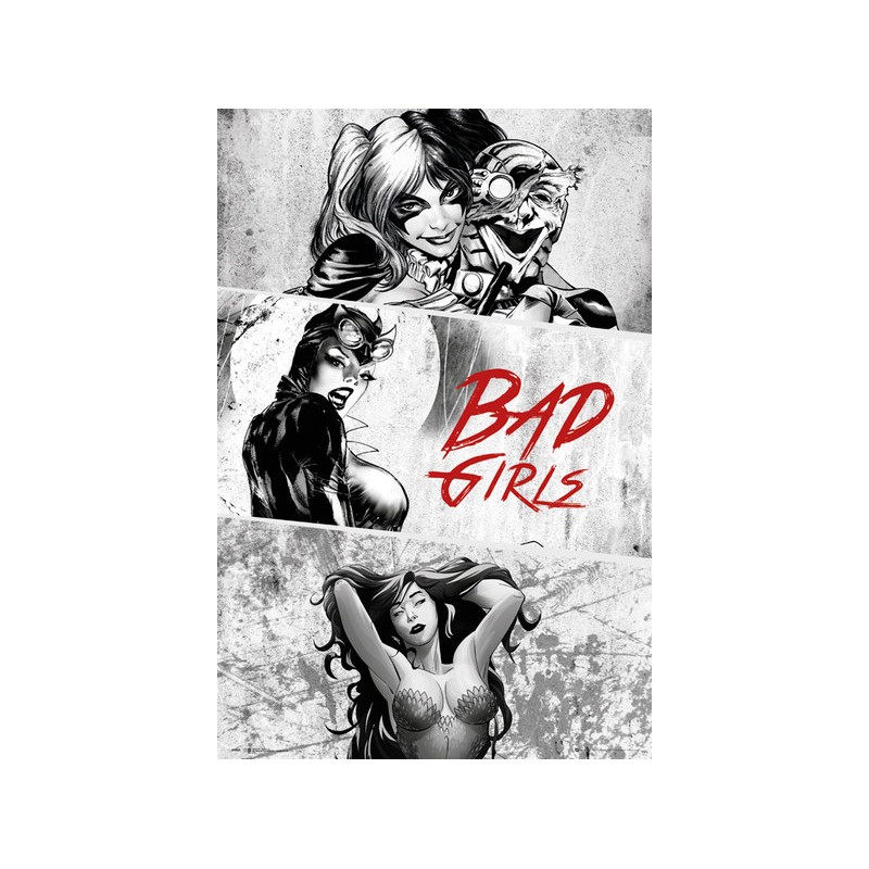 DC Comics - Bad Girls Harley Quinn, Catwoman, Poison Ivy DC Comics - Bad Girls Harley Quinn, Catwoman, Poison Ivy