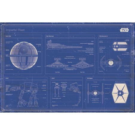 Star Wars - Imperial fleet blueprint
