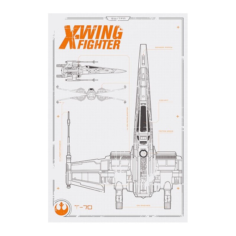 Star Wars Episode VII - X Wing Plans Star Wars Episode VII - X Wing Plans