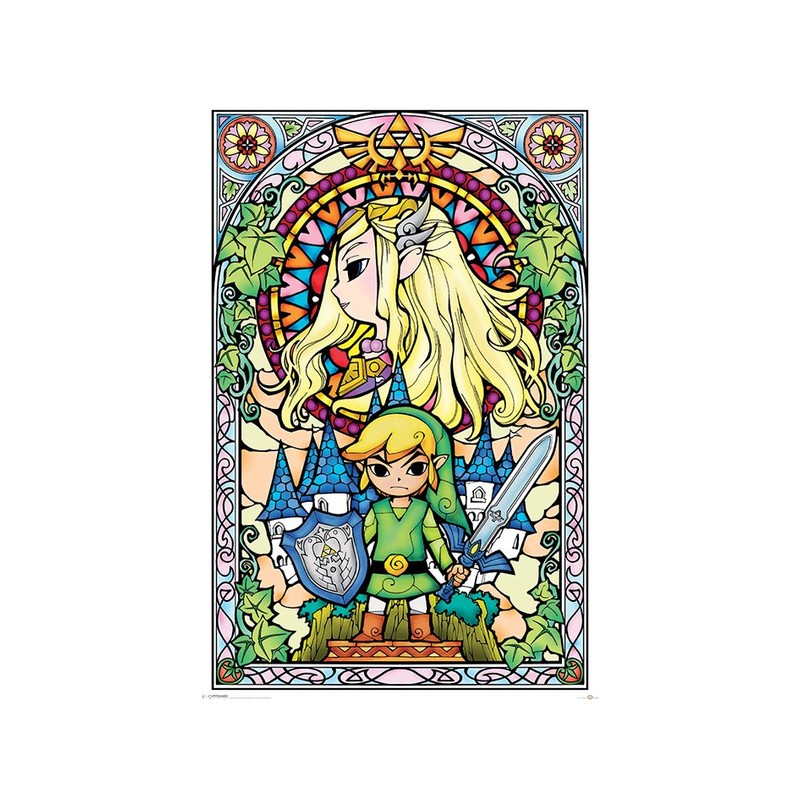 The legend of Zelda - Stained Glass The legend of Zelda - Stained Glass