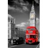 London - Big Ben Bus and Taxi