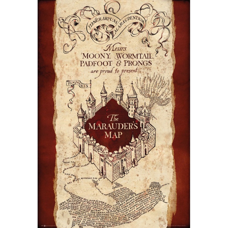 Harry Potter - Marauders map Harry Potter - Marauders map
