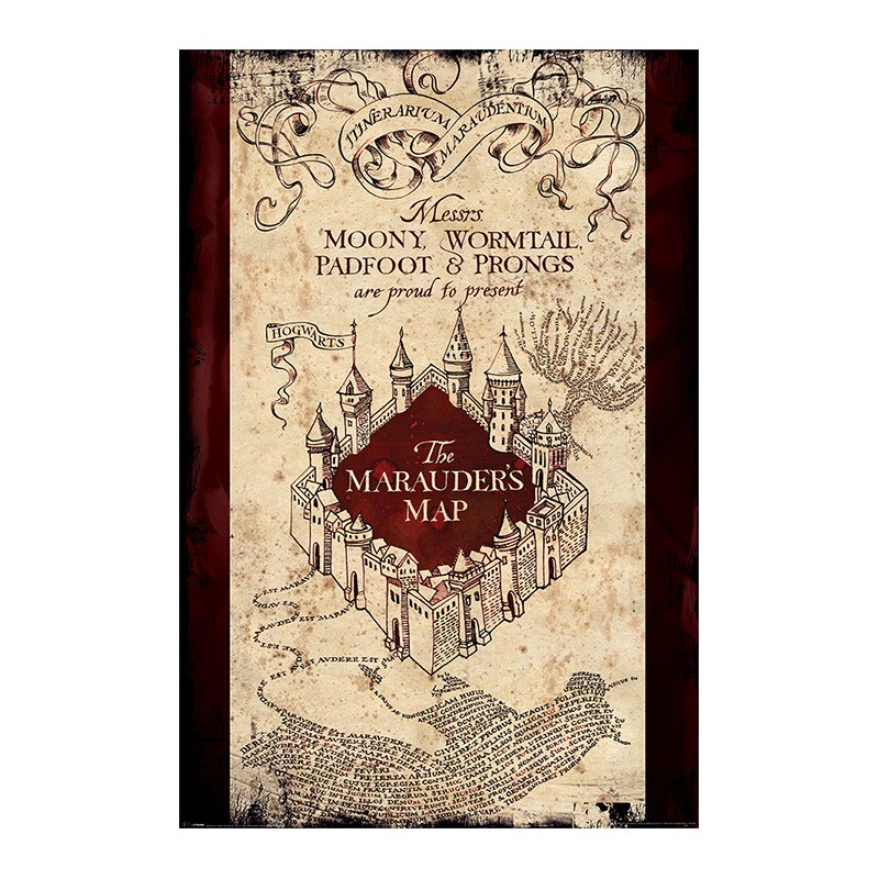 Harry Potter - The Marauders Map Harry Potter - The Marauders Map