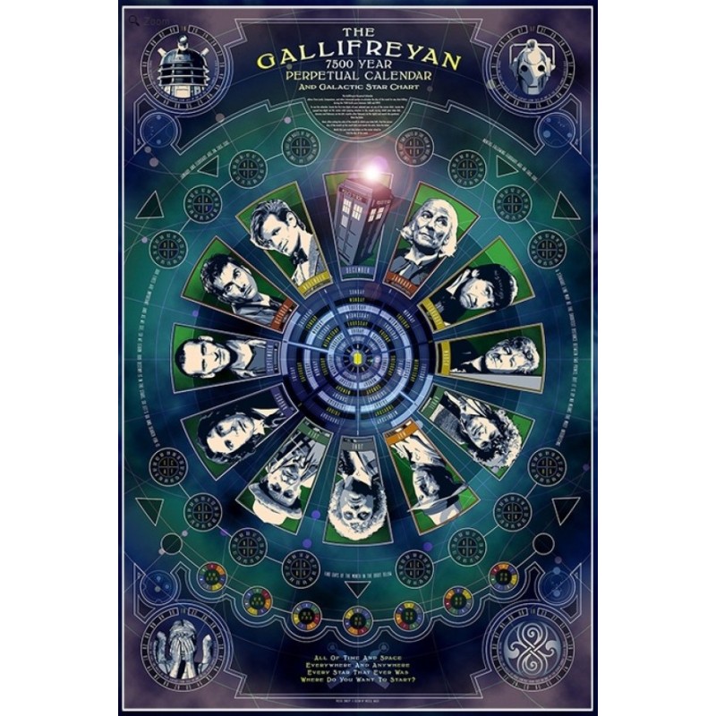 Doctor Who - Gallifreyan Calendar Doctor Who - Gallifreyan Calendar