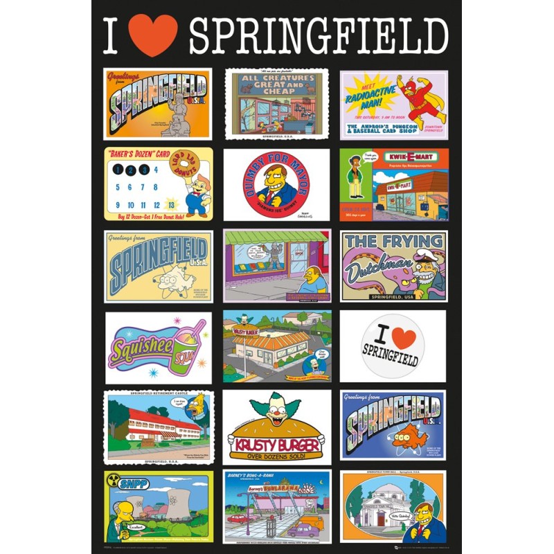 The Simpsons - Postcards The Simpsons - Postcards
