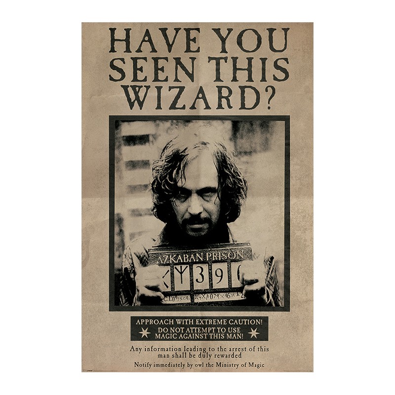 Harry Potter - Wanted Sirius Black Harry Potter - Wanted Sirius Black