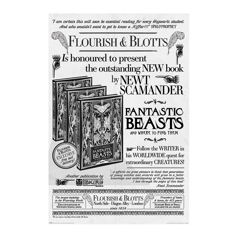Fantastic Beasts The Crimes Of Grindelwald - Flourish And Blotts Fantastic Beasts The Crimes Of Grindelwald - Flourish And Blotts