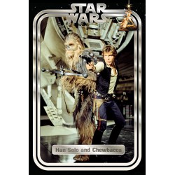 Star Wars - Han and Chewie Retro