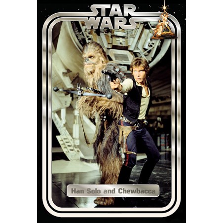 Star Wars - Han and Chewie Retro
