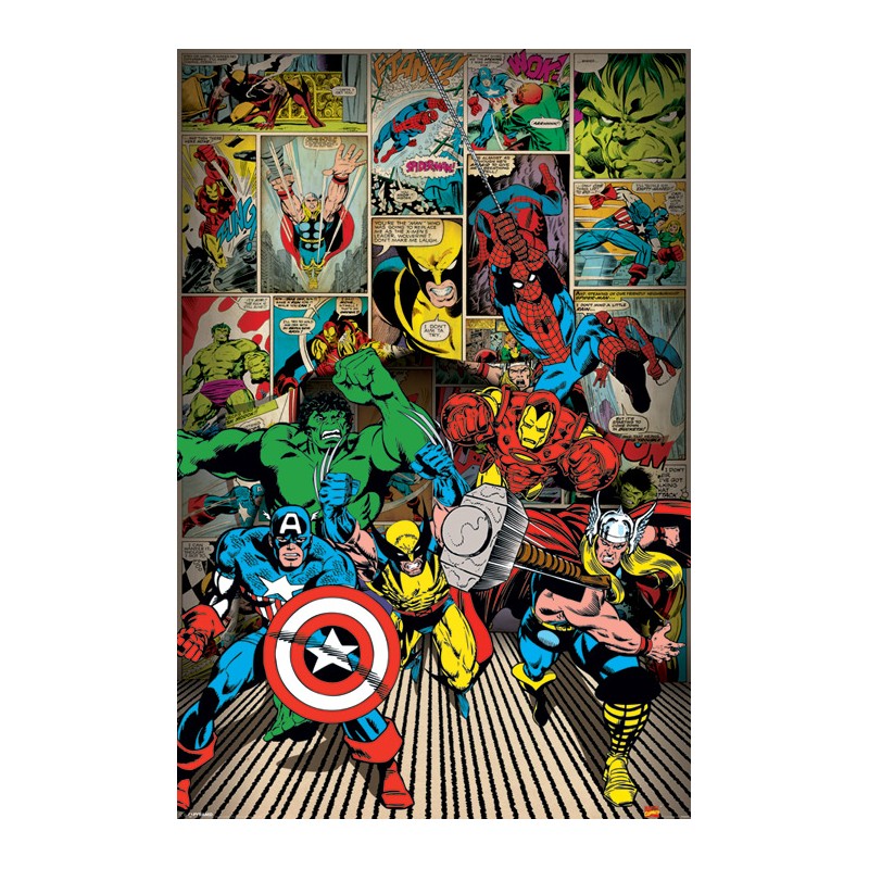 Marvel Comics - Here Come The Heroes Marvel Comics - Here Come The Heroes