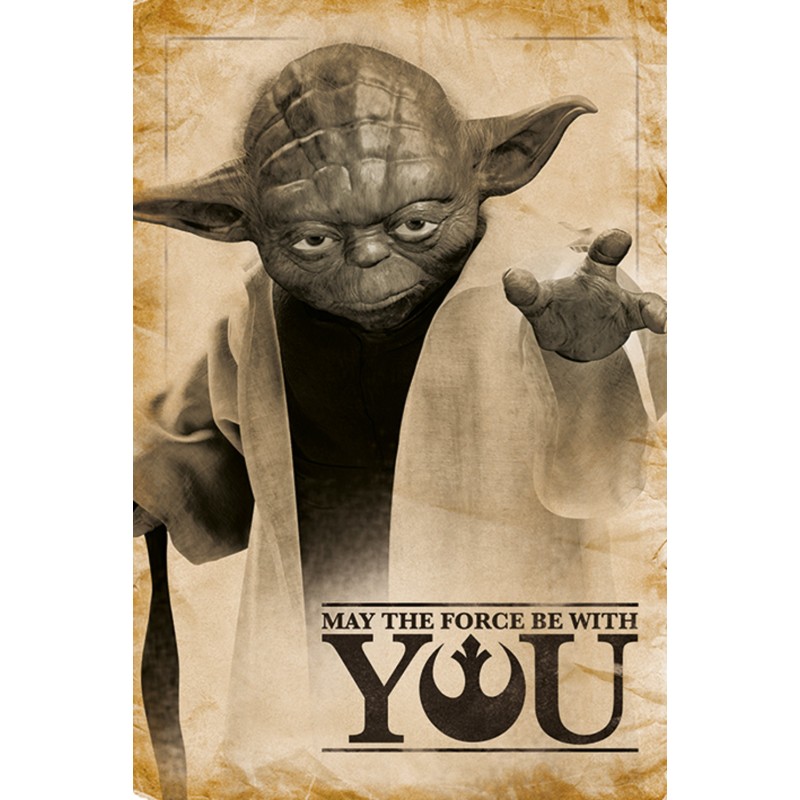 Star Wars - Yoda May The Force Be With You