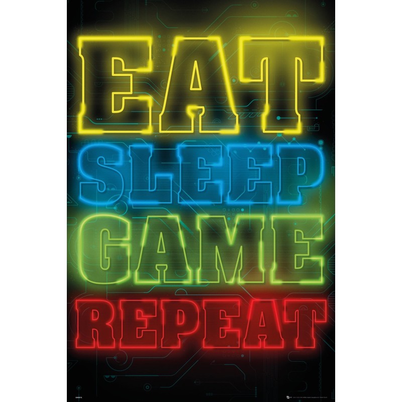 Gaming - Eat Sleep Game Repeat Gaming - Eat Sleep Game Repeat