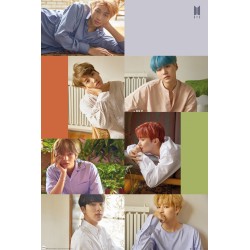 K-POP - BTS Group Collage
