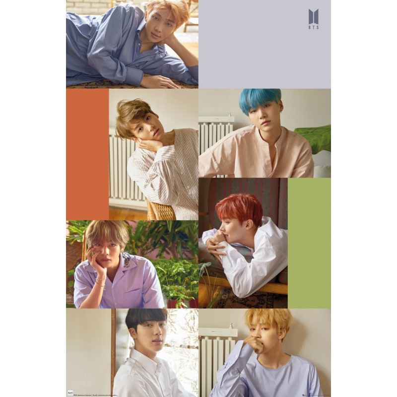 K-POP - BTS Group Collage K-POP - BTS Group Collage