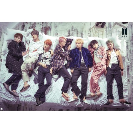 K-POP - BTS Group Bed