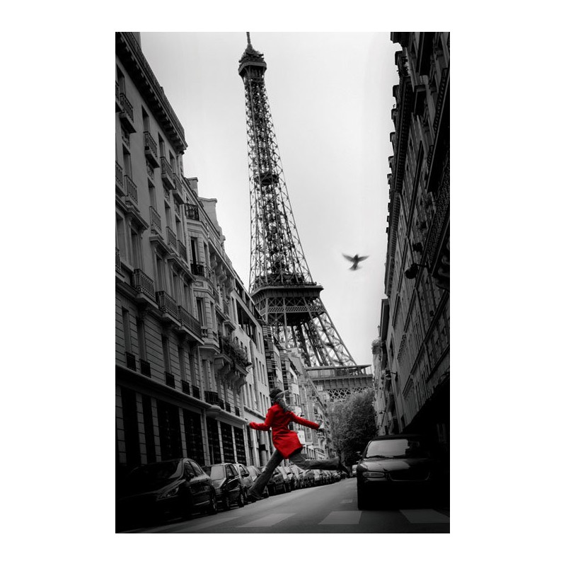 Paris Eiffel Tower - Red Coat Paris Eiffel Tower - Red Coat