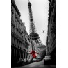 Paris Eiffel Tower - Red Coat