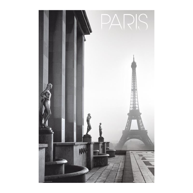 Paris - Eiffeltornet Black and White Paris - Eiffeltornet Black and White