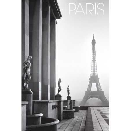 Paris - Eiffeltornet Black and White