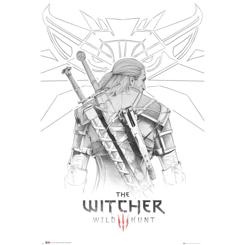 The Witcher - Geralt Sketch The Witcher - Geralt Sketch