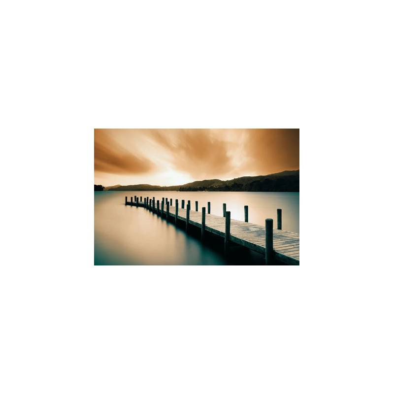 Wooden Landing Jetty - Brygga i solsken Wooden Landing Jetty - Brygga i solsken