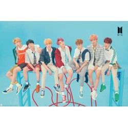 K-POP - BTS - Group Blue