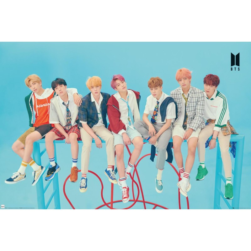 K-POP - BTS - Group Blue K-POP - BTS - Group Blue